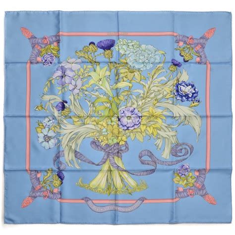 HERMES Silk The Queen's Golden Jubilee Scarf 90